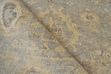 Exquisite Rugs Antique Weave Oushak Hand-knotted New Zealand Wool 3421 Light Blue 8' x 10' Area Rug