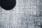 Exquisite Rugs Antolini Hand-loomed Bamboo Silk 3940 Blue/Ivory/Gray 8' x 10' Area Rug