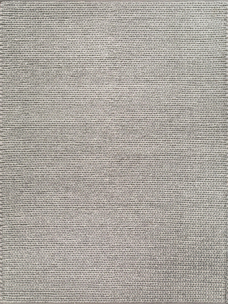 Exquisite Arlow Handwoven Polyester/Cotton Dark Gray Area Rug 10.0'X14.0' Rug