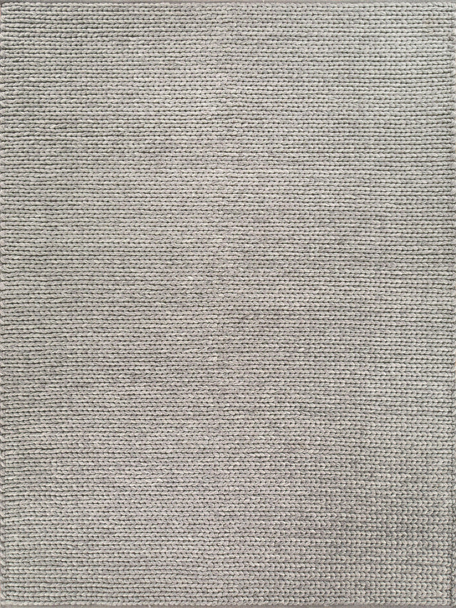 Exquisite Rugs Arlow Handwoven Polyester/Cotton 2309 Dark Gray 5' x 8' Area Rug