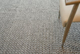 Exquisite Rugs Arlow Handwoven Polyester/Cotton 2309 Dark Gray 5' x 8' Area Rug