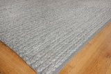 Exquisite Rugs Arlow Handwoven Polyester/Cotton 2309 Dark Gray 5' x 8' Area Rug