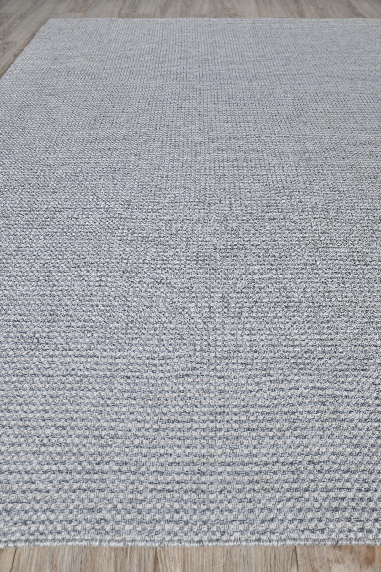 Exquisite Rugs Bali Indoor/Outdoor Flatweave PET yarn 4868 Silver/Gray 10' x 14' Area Rug