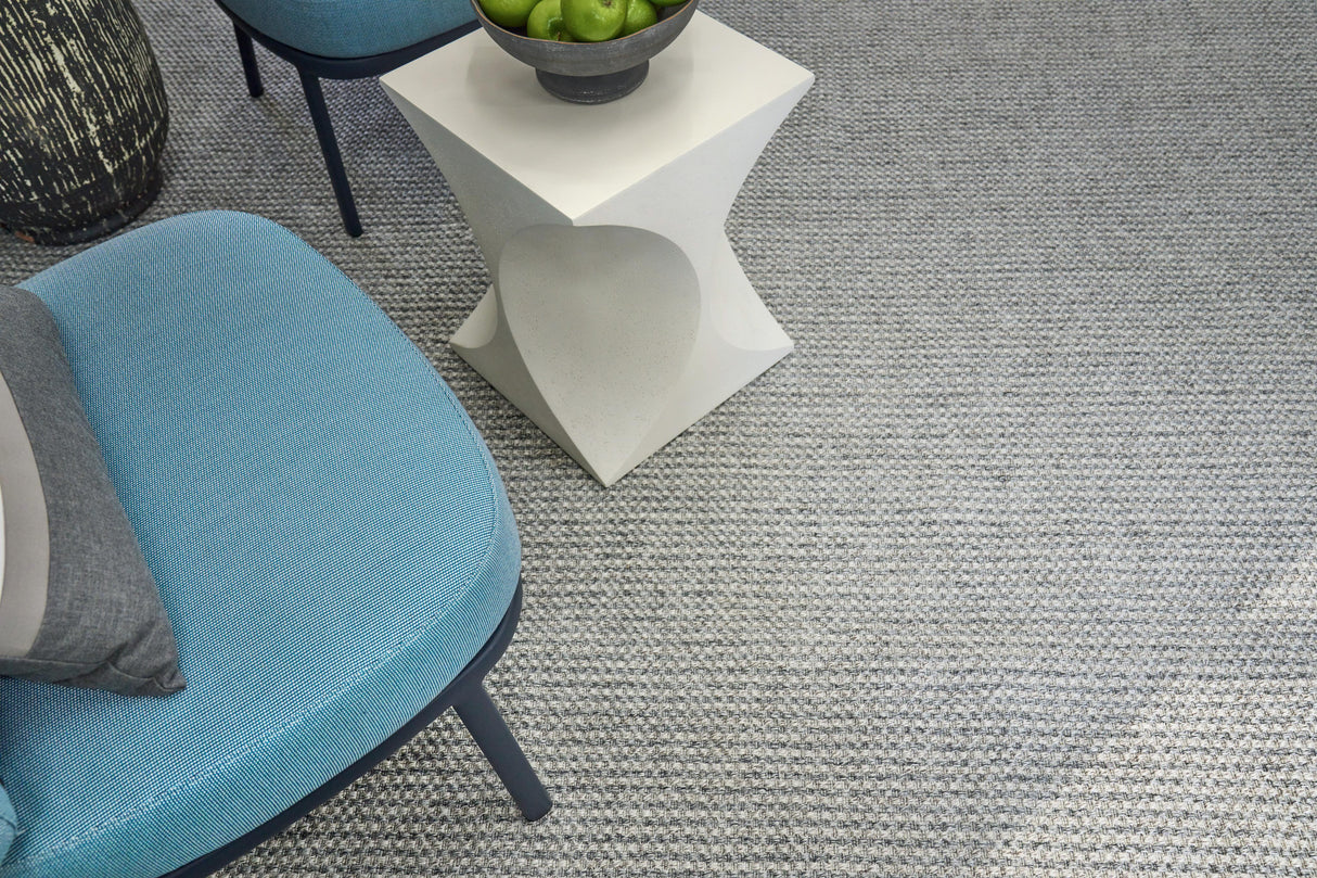 Exquisite Rugs Bali Indoor/Outdoor Flatweave PET yarn 4868 Silver/Gray 12' x 15' Area Rug