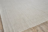 Exquisite Rugs Bali Indoor/Outdoor Flatweave PET yarn 4870 Ivory 5' x 8' Area Rug