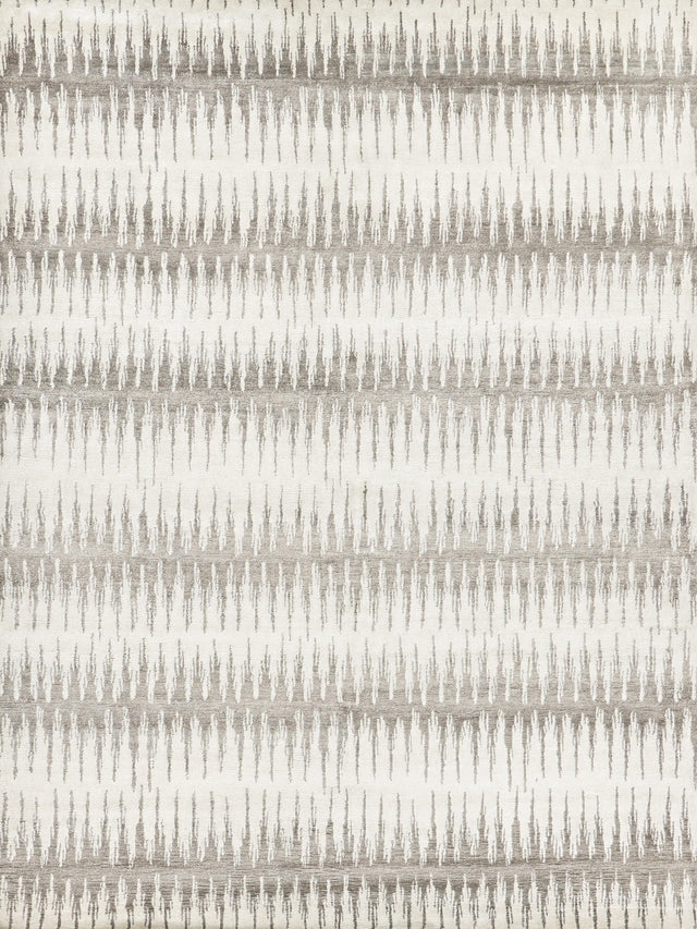 Exquisite Rugs Bamboo Silk Hand-knotted 3288 Gray/Silver 12' x 15' Area Rug