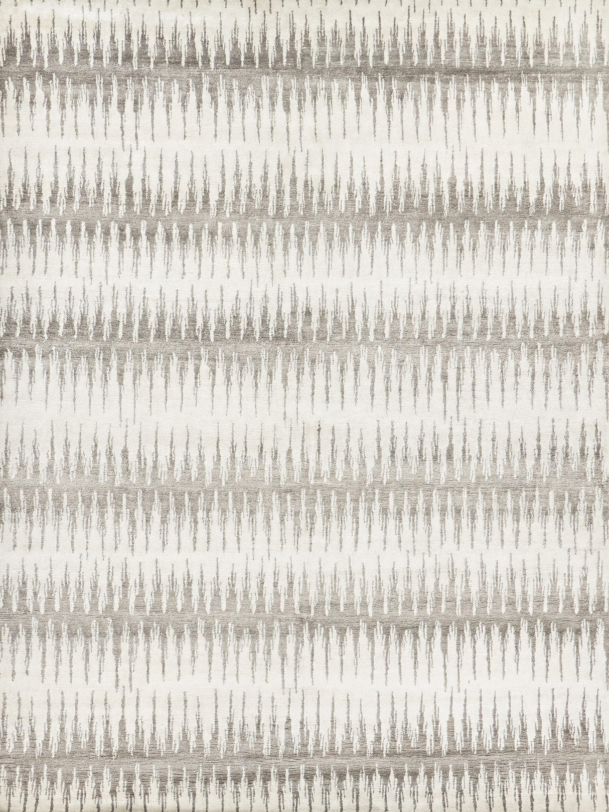 Exquisite Bamboo Silk Hand-knotted Gray/Silver Area Rug 12.0'X15.0' Rug