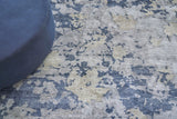Exquisite Rugs Bamboo Silk Hand-knotted 3340 Blue/Gray 10' x 14' Area Rug