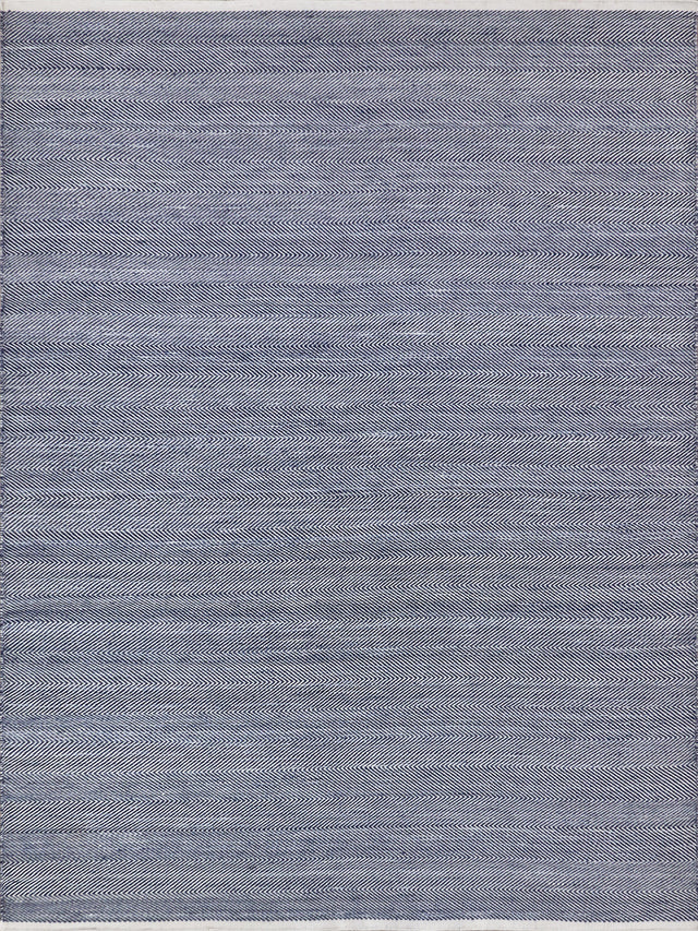 Exquisite Rugs Bintan Indoor/Outdoor Flatweave PET yarn 4895 Ivory/Blue 9' x 12' Area Rug