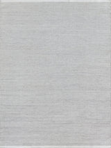Exquisite Bintan Indoor/Outdoor Flatweave PET yarn Ivory/Silver Area Rug 5.0'X8.0' Rug