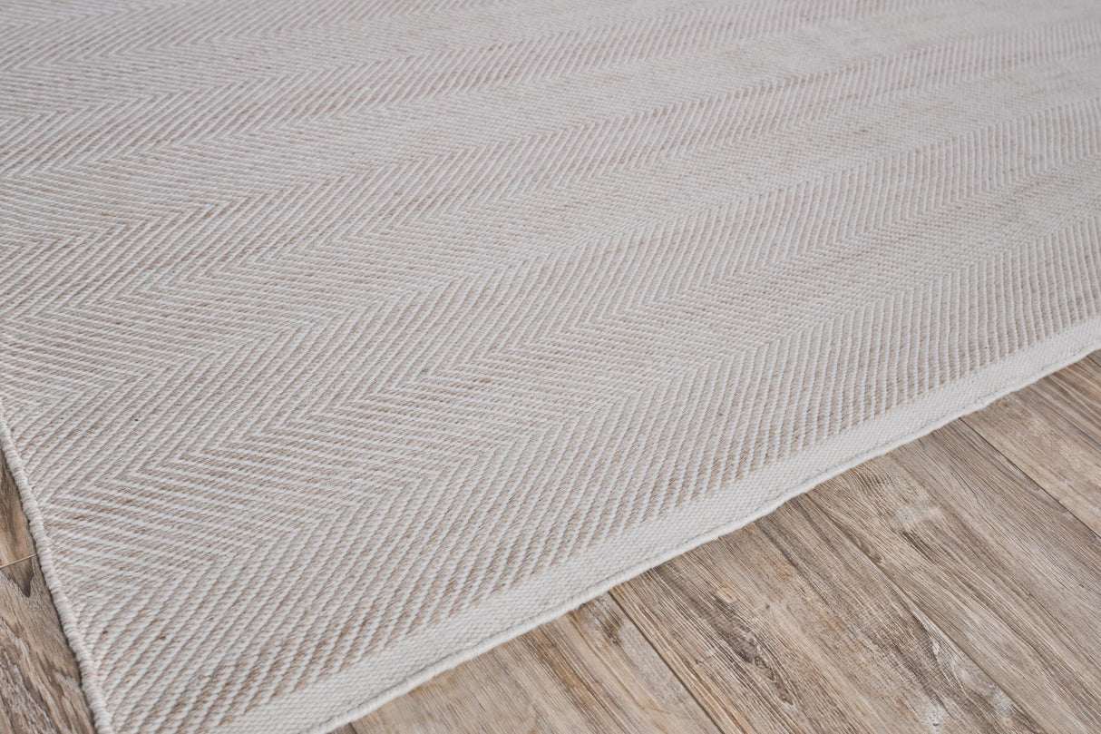 Exquisite Rugs Bintan Indoor/Outdoor Flatweave PET yarn 4897 Ivory/Beige 10' x 14' Area Rug
