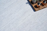 Exquisite Rugs Bintan Indoor/Outdoor Flatweave PET yarn 4987 Ivory/Gray 12' x 15' Area Rug