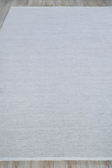 Exquisite Rugs Bintan Indoor/Outdoor Flatweave PET yarn 4987 Ivory/Gray 8' x 10' Area Rug
