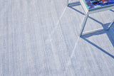 Exquisite Rugs Bintan Indoor/Outdoor Flatweave PET yarn 4988 Light Blue 5' x 8' Area Rug