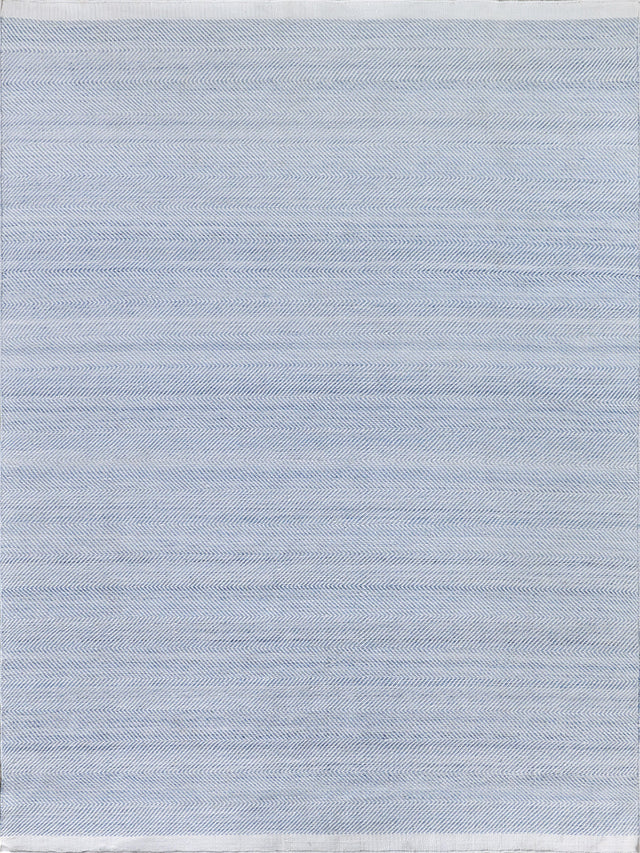 Exquisite Rugs Bintan Indoor/Outdoor Flatweave PET yarn 4988 Light Blue 9' x 12' Area Rug