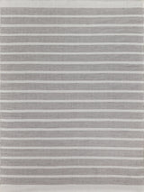 Exquisite Rugs Boca Indoor/Outdoor Flatweave PET yarn 4888 Ivory/Gray 6' x 9' Area Rug
