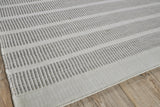 Exquisite Rugs Boca Indoor/Outdoor Flatweave PET yarn 4888 Ivory/Gray 6' x 9' Area Rug