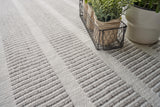 Exquisite Rugs Boca Indoor/Outdoor Flatweave PET yarn 4888 Ivory/Gray 8' x 10' Area Rug