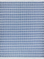 Exquisite Rugs Boca Indoor/Outdoor Flatweave PET yarn 4890 Ivory/Blue 12' x 15' Area Rug