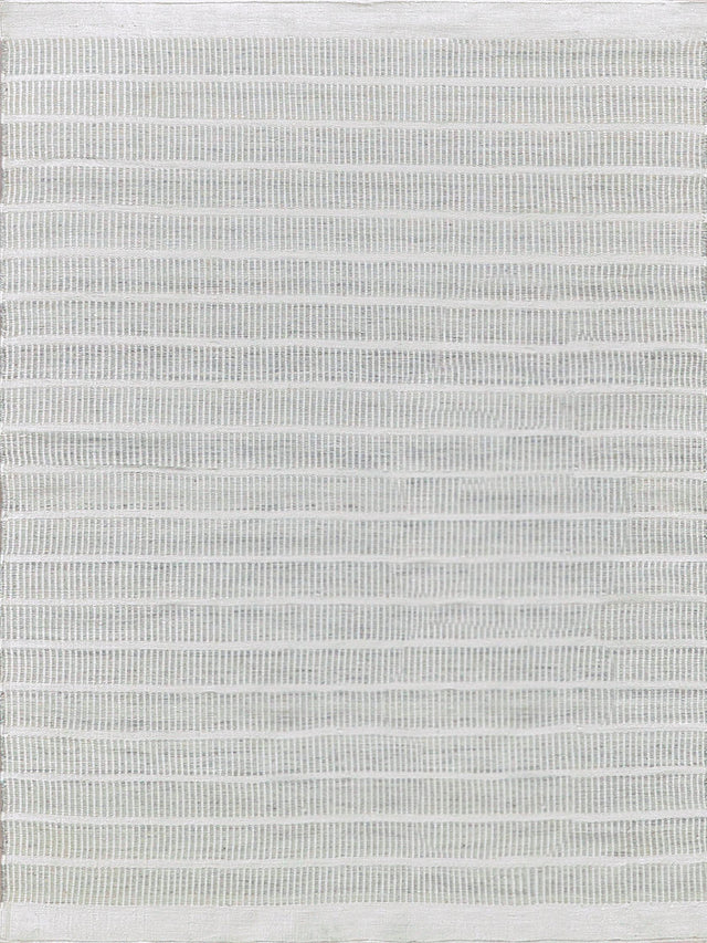Exquisite Rugs Boca Indoor/Outdoor Flatweave PET yarn 4984 Light Silver 8' x 10' Area Rug