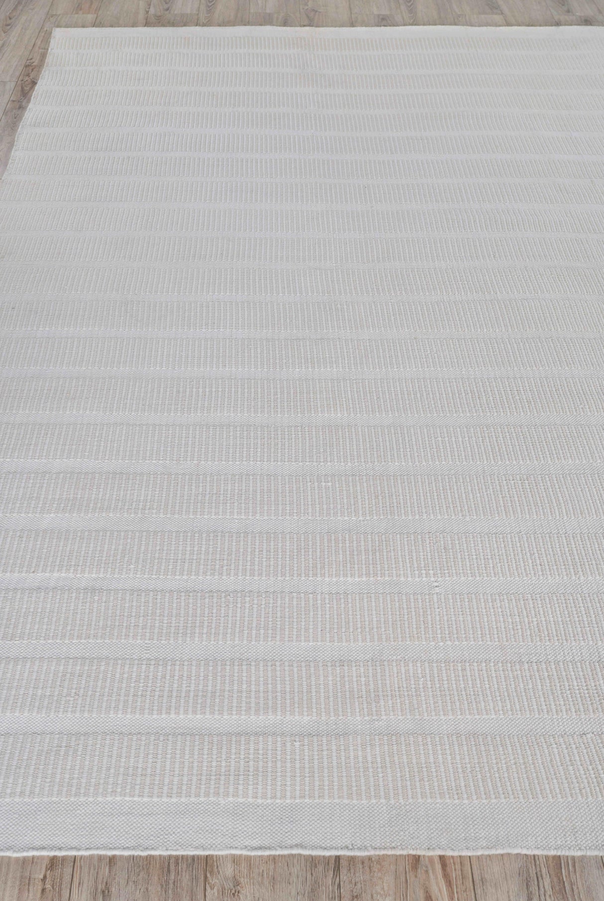 Exquisite Rugs Boca Indoor/Outdoor Flatweave PET yarn 4985 Light Beige 10' x 14' Area Rug