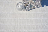 Exquisite Rugs Boca Indoor/Outdoor Flatweave PET yarn 4985 Light Beige 10' x 14' Area Rug