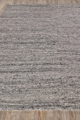 Exquisite Rugs Borelli Hand-loomed New Zealand Wool 4712 Light Gray 6' x 9' Area Rug