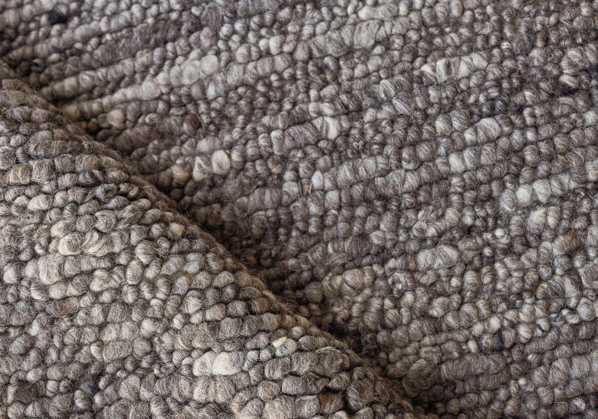 Exquisite Rugs Borelli Hand-loomed New Zealand Wool 4714 Dark Gray 6' x 9' Area Rug