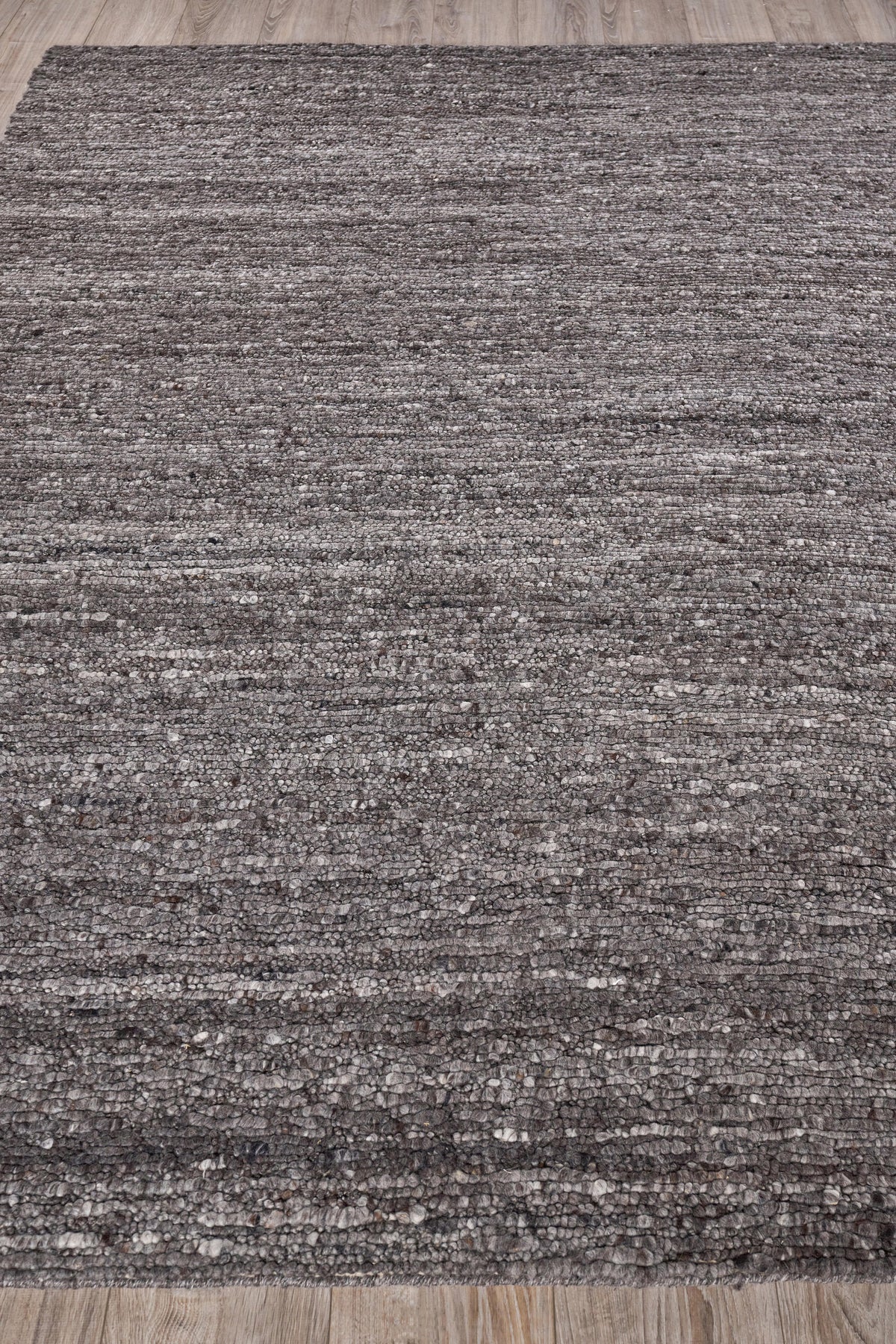 Exquisite Rugs Borelli Hand-loomed New Zealand Wool 4714 Dark Gray 9' x 12' Area Rug