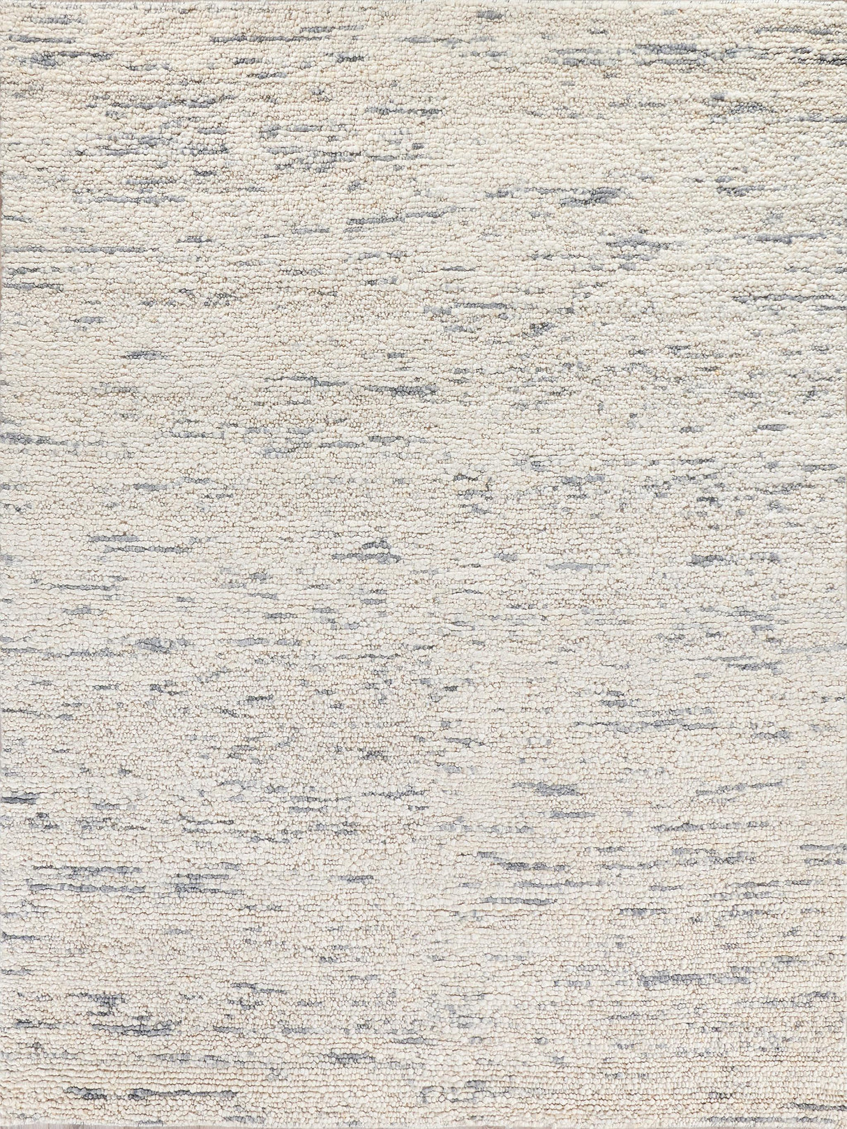 Exquisite Borelli Hand-loomed New Zealand Wool Gray/Ivory Area Rug 6.0'X9.0' Rug
