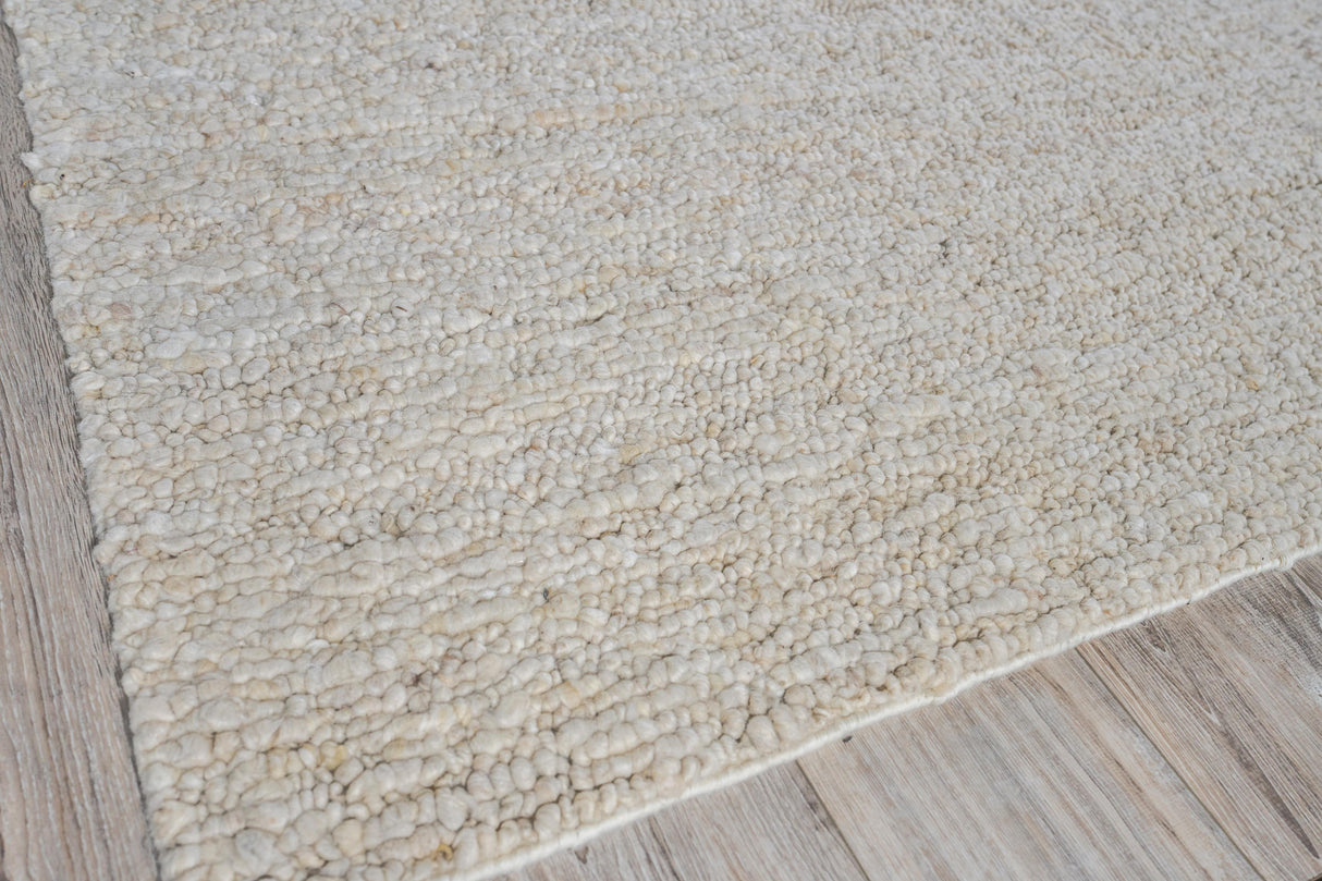 Exquisite Rugs Borelli Hand-loomed New Zealand Wool 4751 Beige 10' x 14' Area Rug