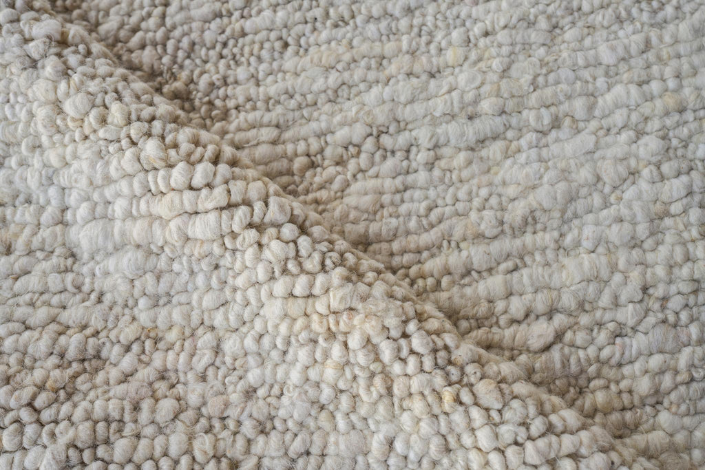 Exquisite Borelli Hand-loomed New Zealand Wool Beige Area Rug 9.0'X12.0' Rug