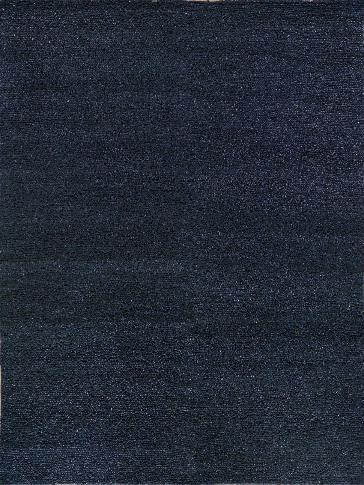 Exquisite Borelli Hand-loomed New Zealand Wool Navy Blue Area Rug 10.0'X14.0' Rug