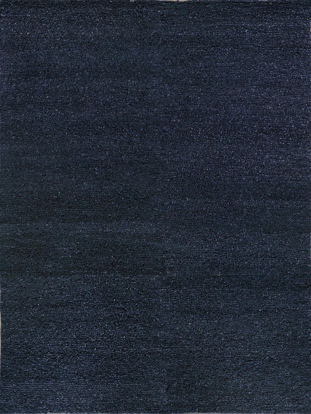 Exquisite Rugs Borelli Hand-loomed New Zealand Wool 4752 Navy Blue 14' x 18' Area Rug