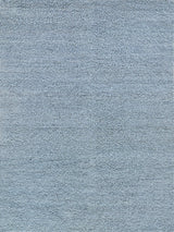 Exquisite Borelli Hand-loomed New Zealand Wool Light Blue Area Rug 10.0'X14.0' Rug
