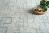 Exquisite Rugs Breeze Hand-tufted New Zealand Wool 6536 Light Blue 10' x 14' Area Rug