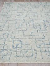 Exquisite Rugs Breeze Hand-tufted New Zealand Wool 6536 Light Blue 10' x 14' Area Rug