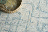 Exquisite Rugs Breeze Hand-tufted New Zealand Wool 6536 Light Blue 10' x 14' Area Rug