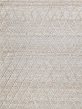 Exquisite Brentwood Handwoven Wool/Viscose Dark Beige Area Rug 8.0'X10.0' Rug
