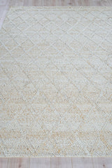 Exquisite Rugs Brentwood Handwoven Wool/Viscose 4703 Dark Beige 8' x 10' Area Rug