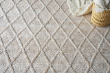 Exquisite Rugs Brentwood Handwoven Wool/Viscose 4703 Dark Beige 8' x 10' Area Rug