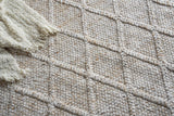 Exquisite Rugs Brentwood Handwoven Wool/Viscose 4703 Dark Beige 8' x 10' Area Rug