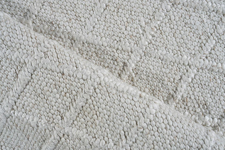 Exquisite Rugs Brentwood Handwoven Wool/Viscose 4704 Ivory 12' x 15' Area Rug