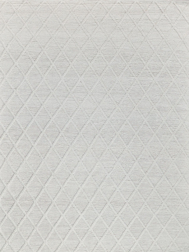 Exquisite Rugs Brentwood Handwoven Wool/Viscose 4716 White 10' x 14' Area Rug