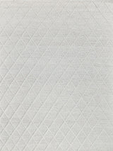 Exquisite Brentwood Handwoven Wool/Viscose White Area Rug 9.0'X12.0' Rug