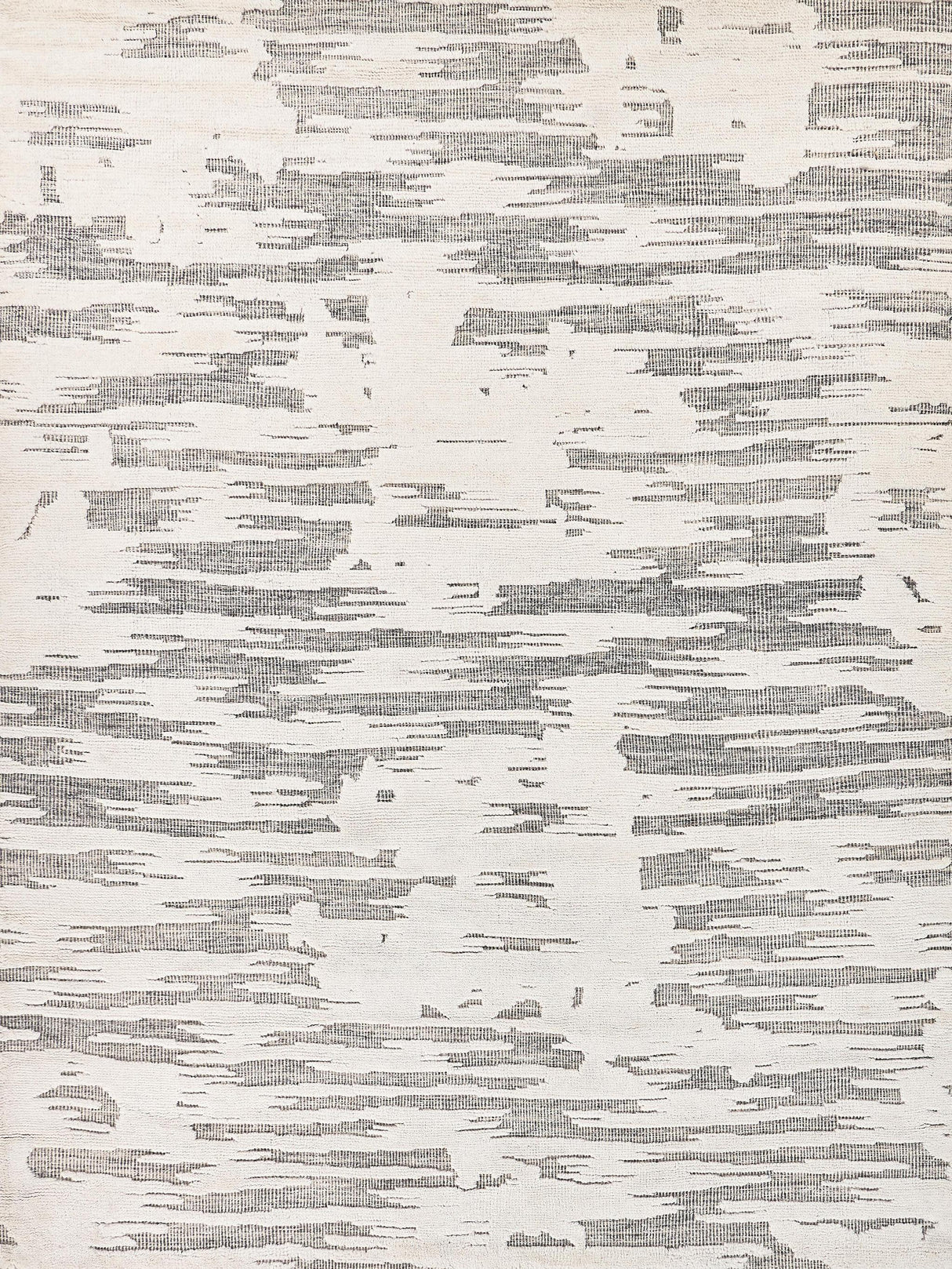 Exquisite Calibre Hand-knotted New Zealand Wool Ivory/Charcoal Area Rug 9.0'X12.0' Rug