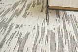 Exquisite Rugs Calibre Hand-knotted New Zealand Wool 4460 Ivory/Charcoal 9' x 12' Area Rug