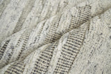 Exquisite Rugs Calibre Hand-knotted New Zealand Wool 4461 Silver/Charcoal 10' x 14' Area Rug