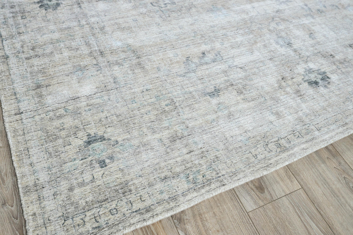 Exquisite Rugs Cambridge Hand-loomed Wool/Bamboo Silk 4963 Beige/Brown 12' x 15' Area Rug