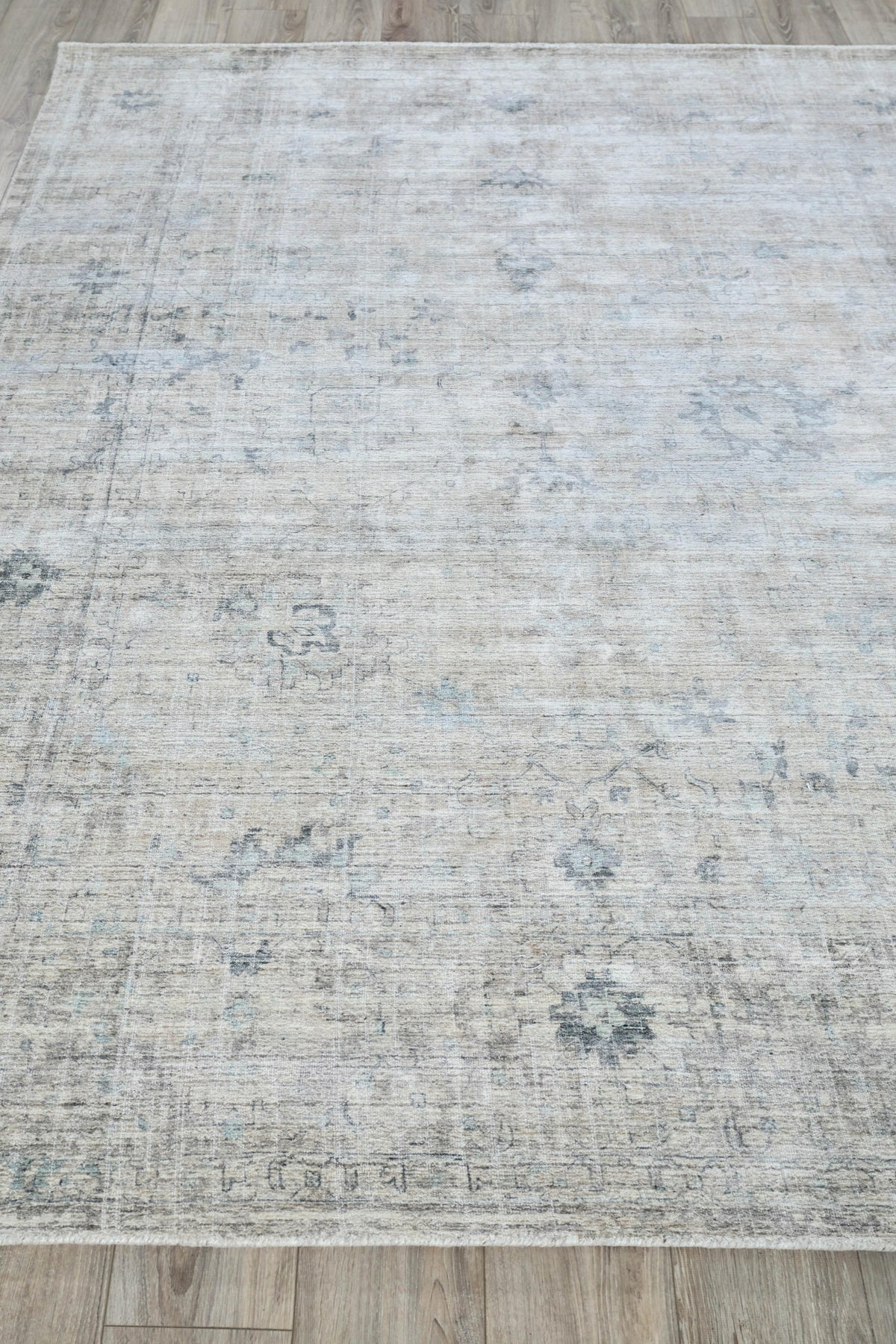 Exquisite Rugs Cambridge Hand-loomed Wool/Bamboo Silk 4963 Beige/Brown 12' x 15' Area Rug